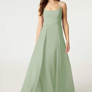 Azazie Jojo dress in Eucalyptus